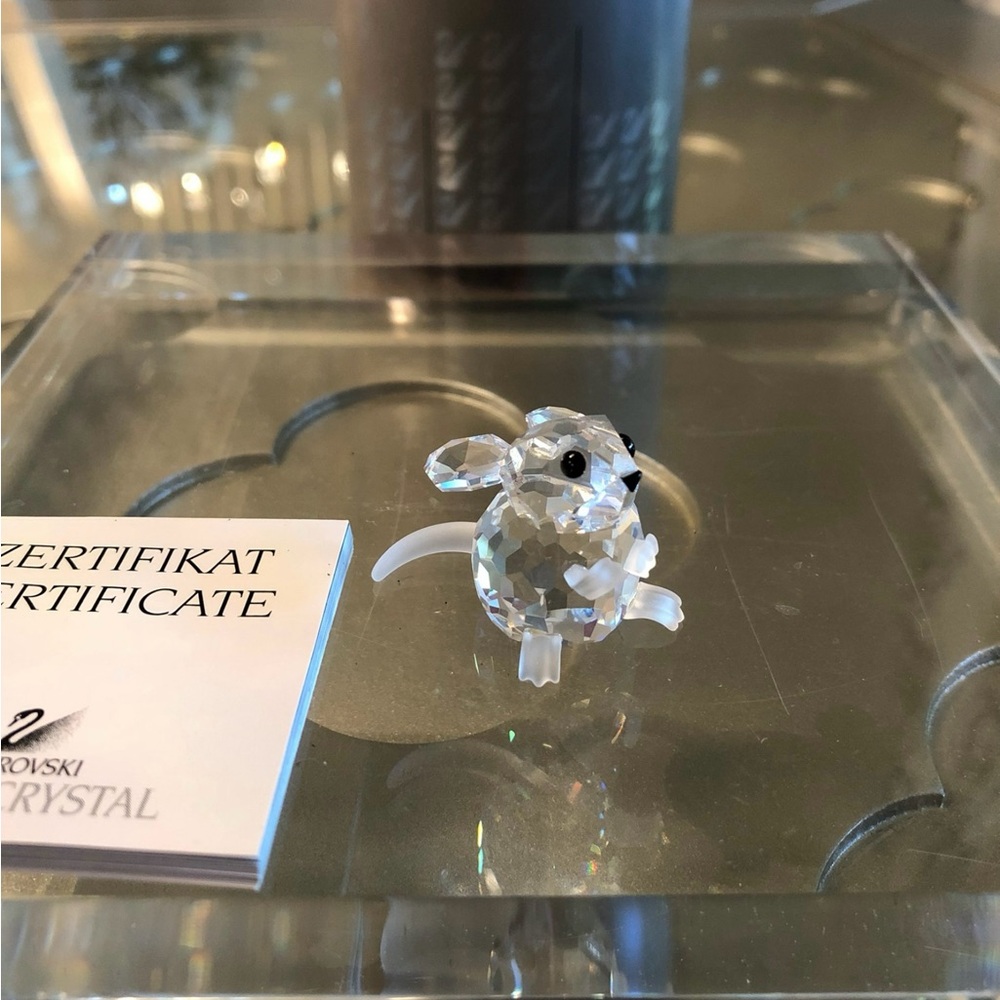 SWAROVSKI RETIRED 4-PIECE FIELD MICE SET